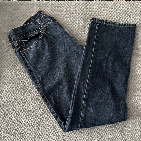 TOMMY HILFIGER Medium Wash Straight Denim Blue JEANS MEN'S 34x32 - Picture 5 of 6